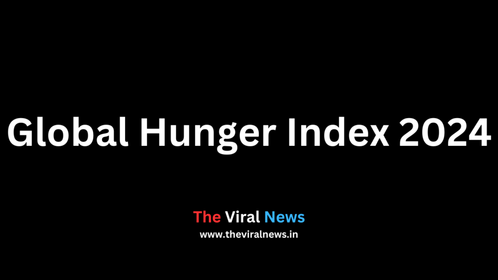 Global Hunger Index 2024