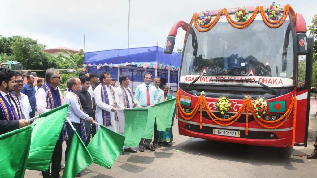 Attack on Agartala-Dhaka-Kolkata Bus Service in Bangladesh